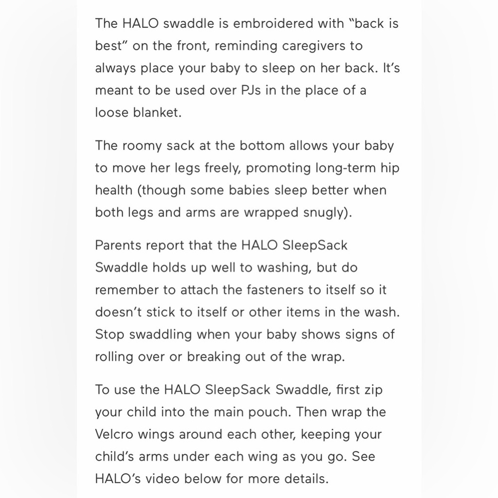NWT Halo Cream Newborn SleepSack Swaddle in Microfleece - Picture 6 of 9